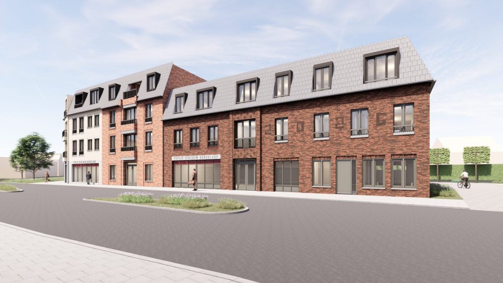 Architectonisch ontwerp van LA Architecten voor Tapijtcentrum Breda